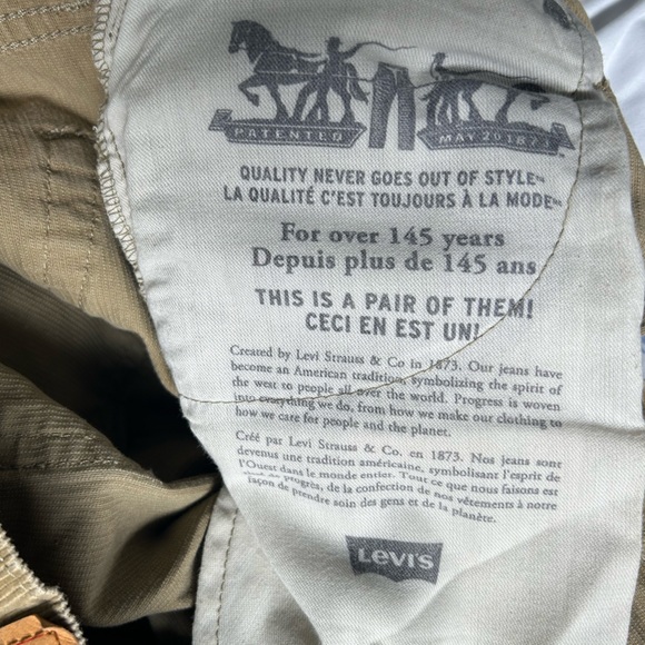 Levi’s 511 Corduroy Pants Men’s 30X32 brown white tag - Picture 4 of 4